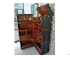 New Style Teak Wood Furniture Wine Cabinets