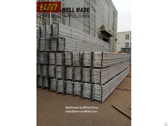 Galvanized Steel Pipe Scaffolding Ladder Beam