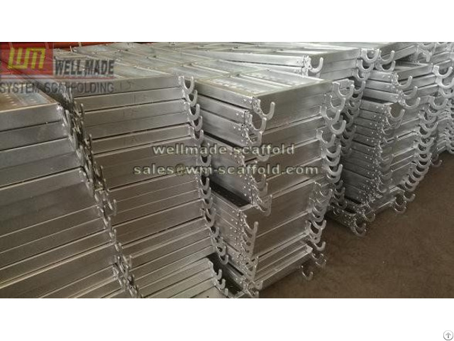 Metal Scaffold Plank With Hooks For Scaffolding System