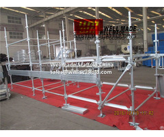 Kwikstage Quick Stage Construction Wedge Lock Modular Scaffolding