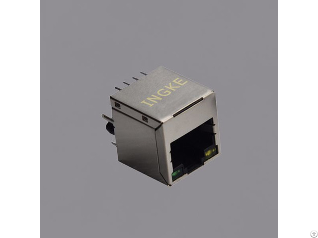 Si 46001 F Vertical Rj45 Magnetic Jack Connector