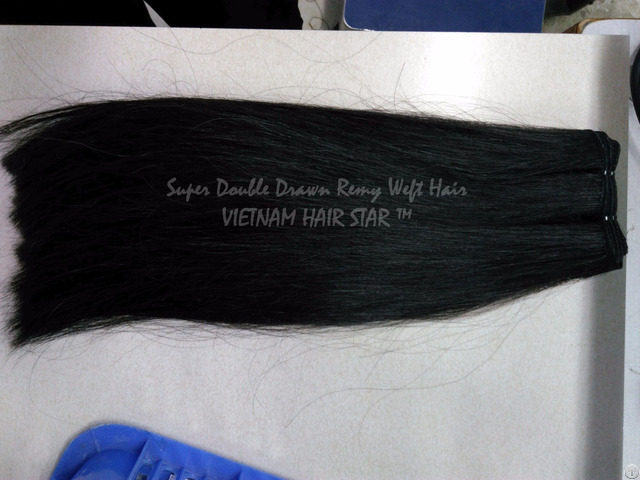 Super Double Drawn Remy Weft Hair Best Factory Price