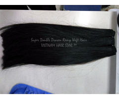Super Double Drawn Remy Weft Hair Best Factory Price