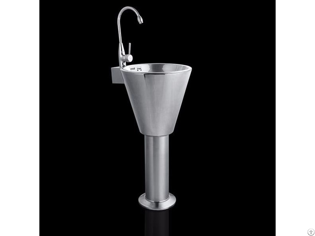 Stainless Steel Cup Shaped Wash Basin Without Fauct