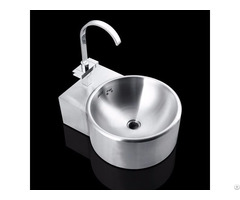 Stainless Steel Wall Hung Wash Basin Without Fauceet