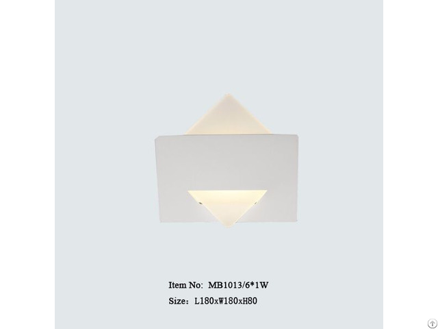 Aluminium 2700k 6000k Indoor Wall Light Fixture