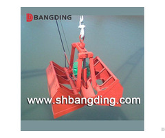 Electric Hydraulic Clamshell Grab Bucket For Ship Bulk Cargo Loading
