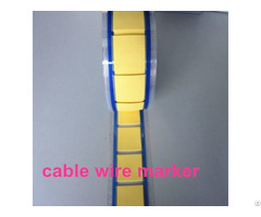 Colorful Military Grade Heat Shrink Identification Cable Marker Printed Tag