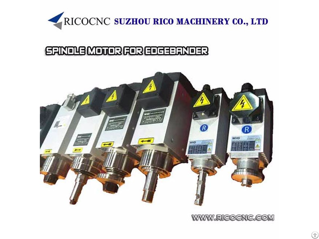 Edgebander Electric Spindle Motors For Edge Banding Machine Pre Milling Trimming