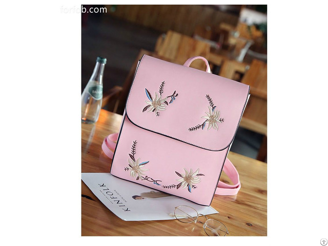 Custom Fashion Pu Women Leather Backpack