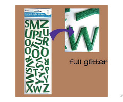 Tgm Alaphabet Glitter Stickers