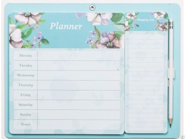 Planner With Magnetic Pad