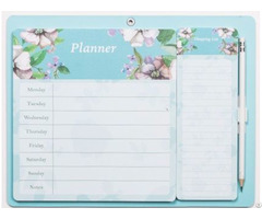 Planner With Magnetic Pad