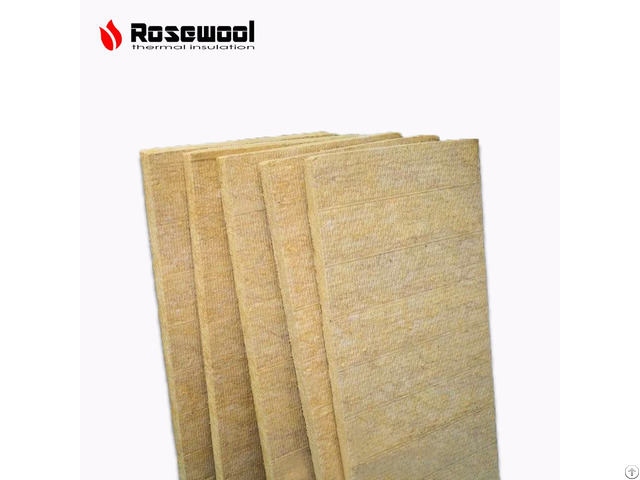 Heat Preservation 150kg M3 Rock Wool Board For Building Exterior Insulation