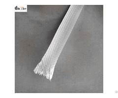 White Flexible Colored Mesh Sleeving