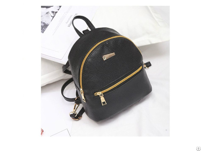 Hot Pu Leather Bag For Youth Casual Fashion Backpack