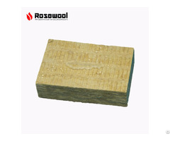 Water And Moisture Resistant Roof Rockwool Insulation Board With Aluminum Foil