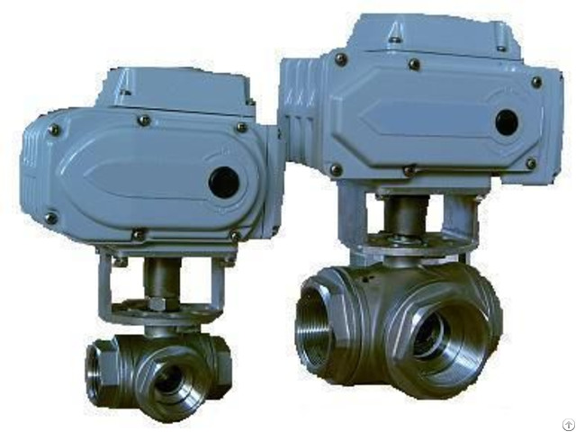 Electric 3 Way Ball Valve