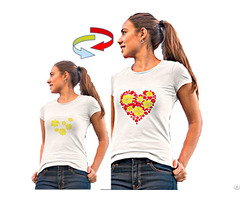 Color Changing Women White T Shirt