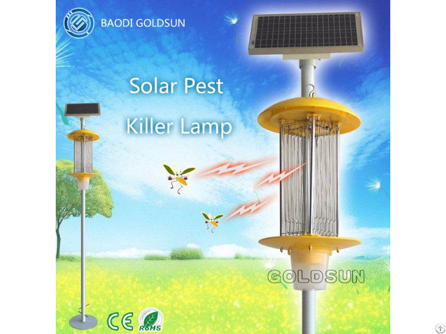 Solar Powered Insect Pest Mosquito Killer For Organic Farm