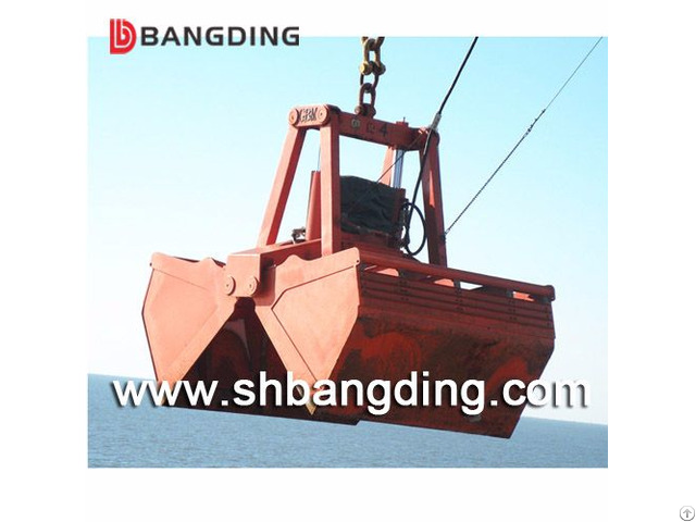 Hydraulic Clamshell Grab Bucket For Bulk Cargo Loading And Unloading