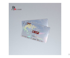 Cold Lamination Adhesive Blank Clear Hologram Sticker For Pvc Cards Security