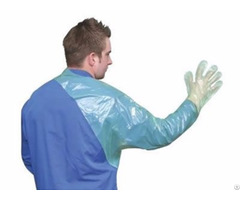 Pe Veterinary Gloves With Shoulder Protection