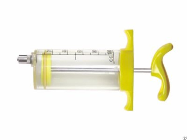 Veterinary Plastic Steel Syringe Type H