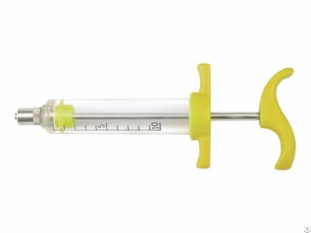 Veterinary Plastic Steel Syringe Type J