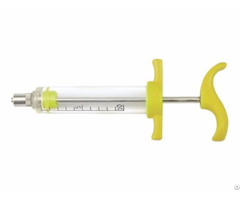 Veterinary Plastic Steel Syringe Type J