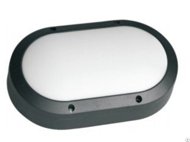 Oval Shape Led Wall Mounted Light Aluminum Housing For Outdoor Lighting Project