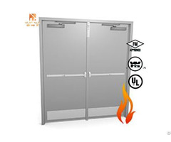 Ul Listed 90 Mins Fire Proof Steel Door