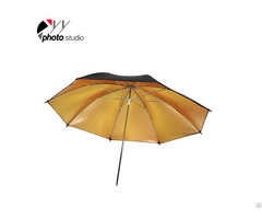 Studio Gold And Black Reflective Photo Umbrella Yu301