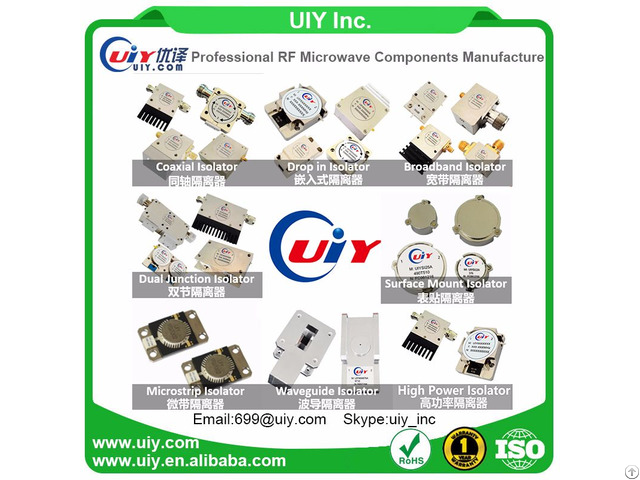 Rf Microwave Microstrip Waveguide High Power Isolator