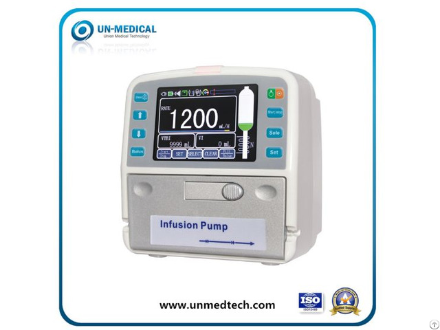 Multi Function Mini Portable Medical Syringe Infusion Pump With Touchscreen And Heating