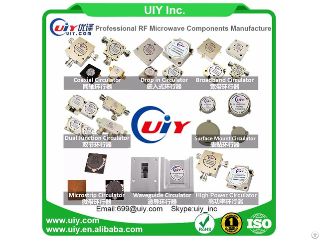 Rf Circulator - Microstrip, Waveguide, High Power