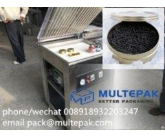 Multepak Caviar Vacuum Packaging Machine Tin Sealing