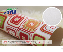 Aki 601 Straw Texture Blank Printable Wallpaper Suitable For Uv Inkjet Printing