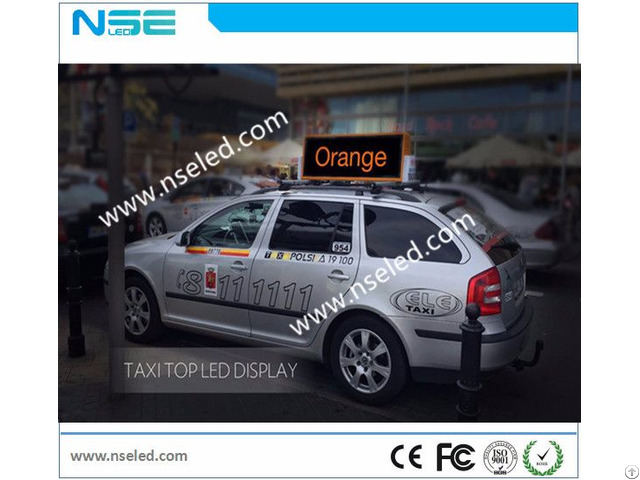 Taxi Roof Advertising Led Display Screen