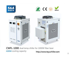 Chiller Cwfl 1000 For Cooling 1000w Fiber Laser Cutting And Engraving Machine