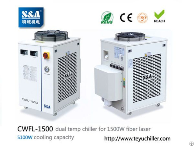 Water Chiller Cwfl 1500 For Cooling 1500w Metal Fiber Laser Machine