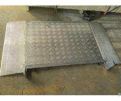 Portable Aluminum Monolithic Ramp Plate