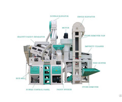 6ln 15 15sf 1 Ton Capacity Automatic Rice Mill Machine