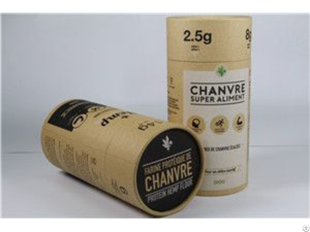 Wholesales Recycled Coffee Cardboard Tube Packaging With Lids