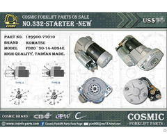 Cosmic Forklift Parts On Sale 332 Starter New