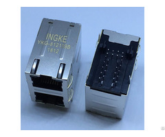 Ingke Ykg 812119b 100 Percent Cross 7499151120 2 Port Through Hole Integrated Rj45 Jacks