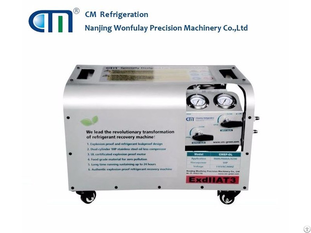 Good Sale Cmep Ol Oil Less Explosion Proof Refrigerant Recovery Machine