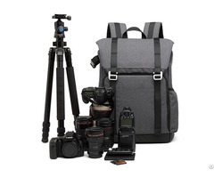 Dslr Camera Backpack With Padded Custom Dividers 15 6 Inch Laptop Compartment And Accessory Storage