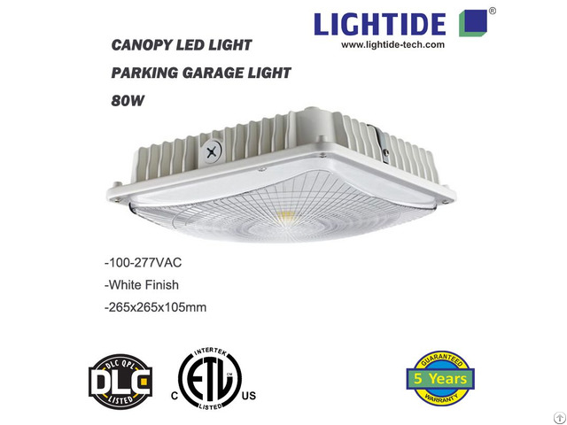 Led Etl Cetl Dlc Canopy Light 80w