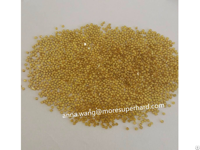 Factory Price Hpht Yellow Synthetic Diamond Plat